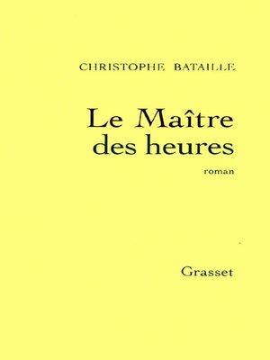 cover image of Le Maître des heures